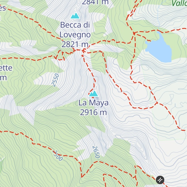 Map of La Maya
