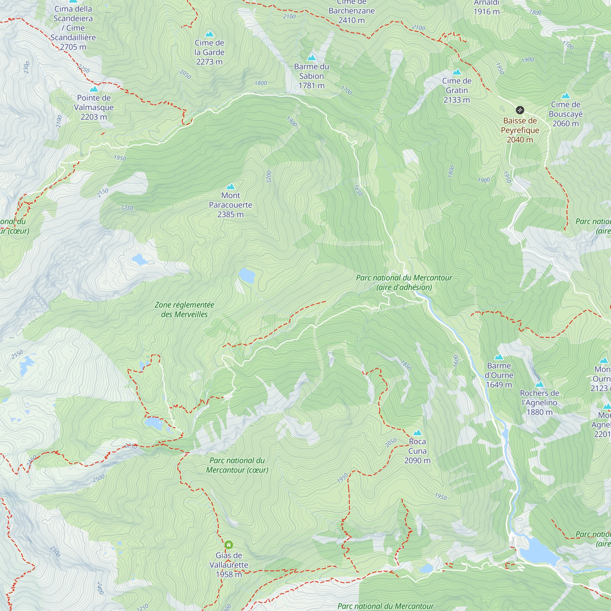 Vacherie inférieure map