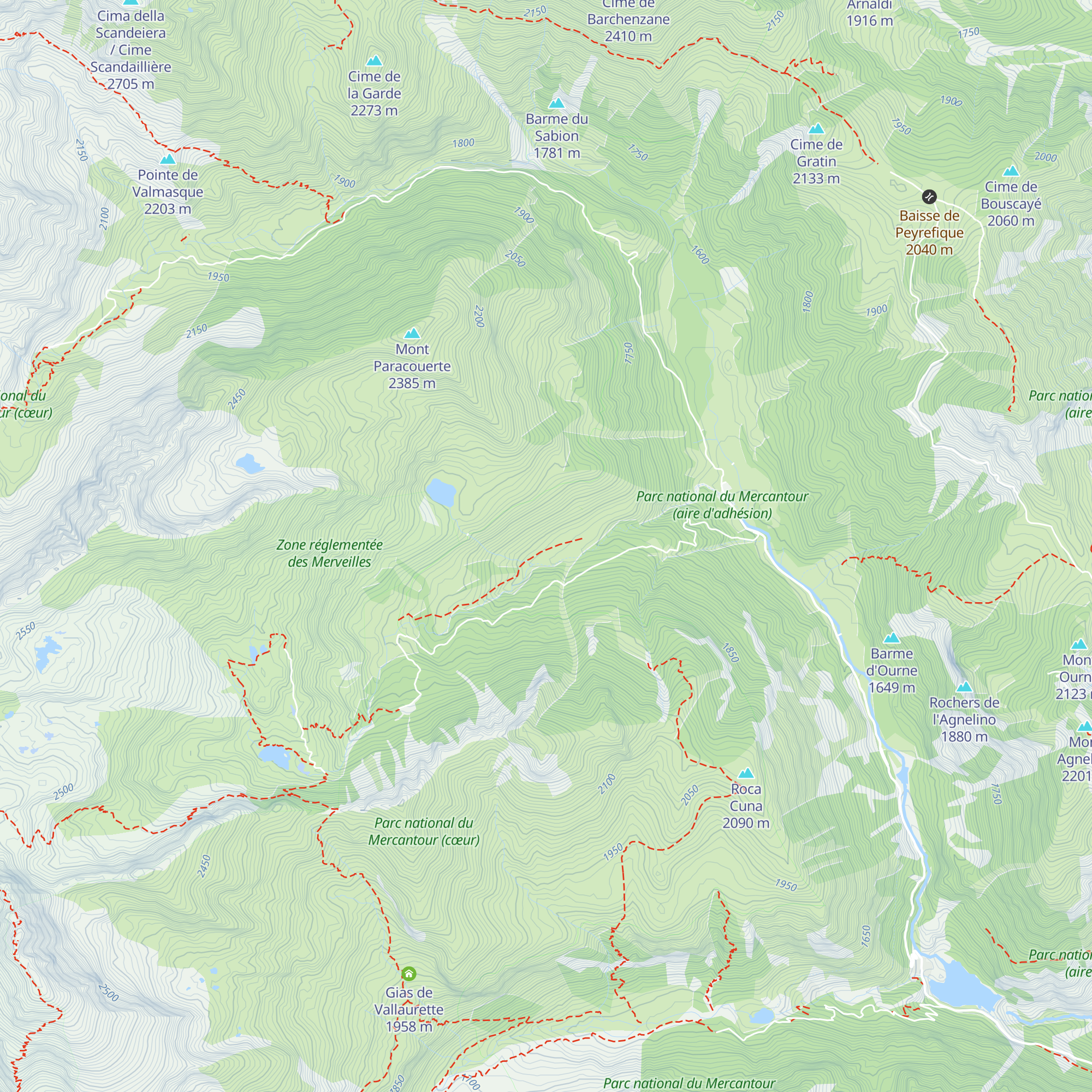 Vacherie inférieure map
