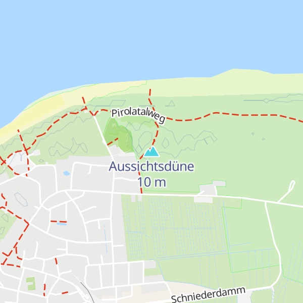 Map of Aussichtsdüne