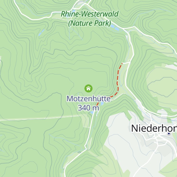 Map of Motzenhütte