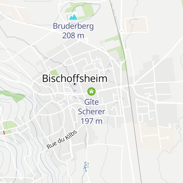 Map of Gîte Scherer