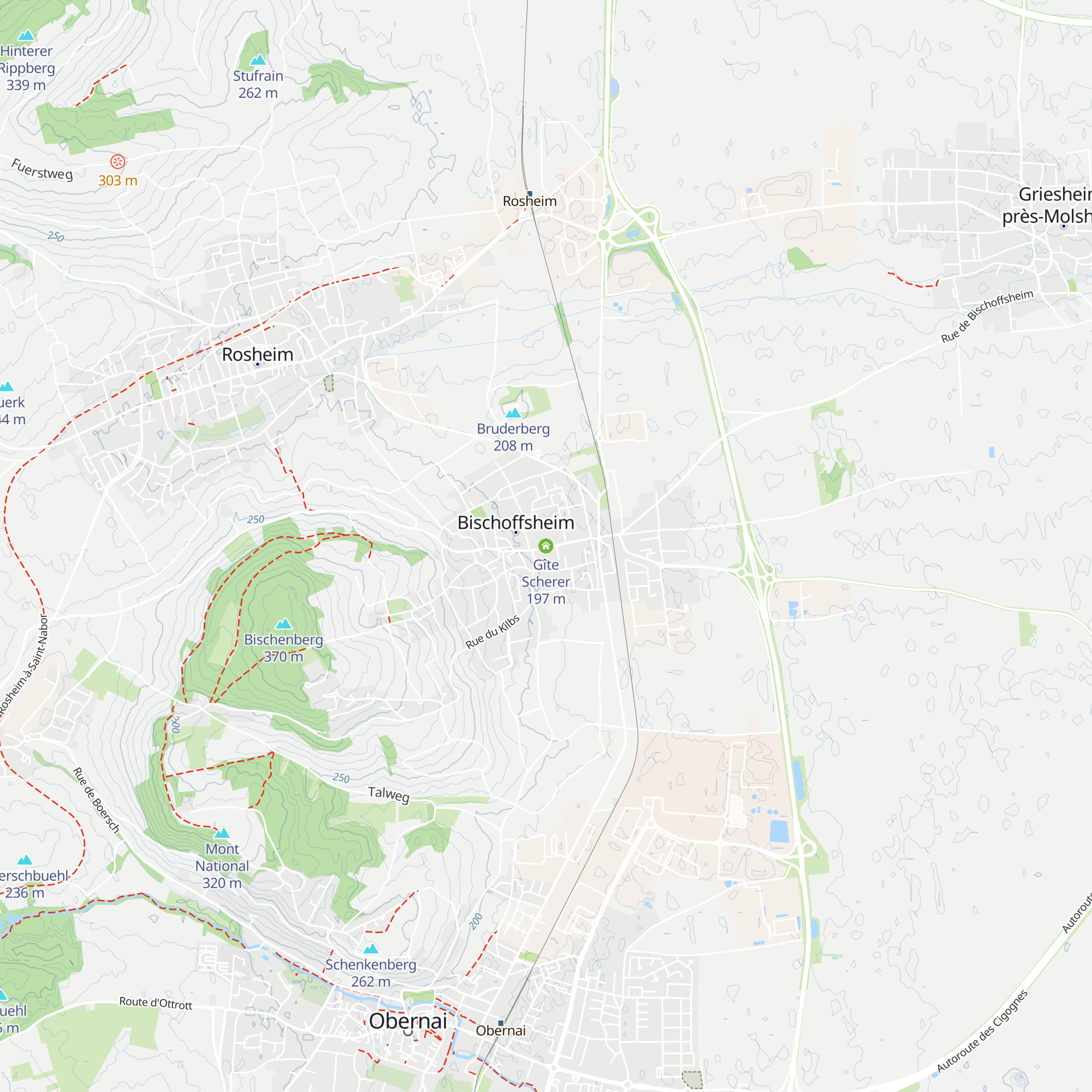 Gîte Scherer map