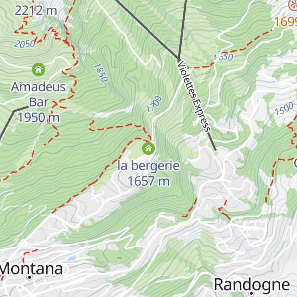 Map of la bergerie
