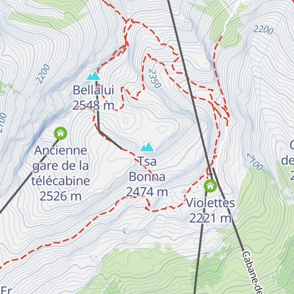 Map of Tsa Bonna