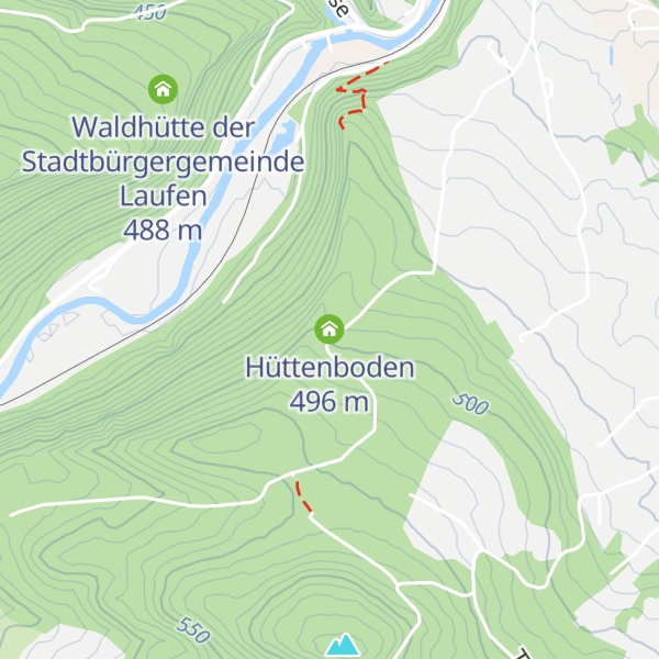 Map of Hüttenboden