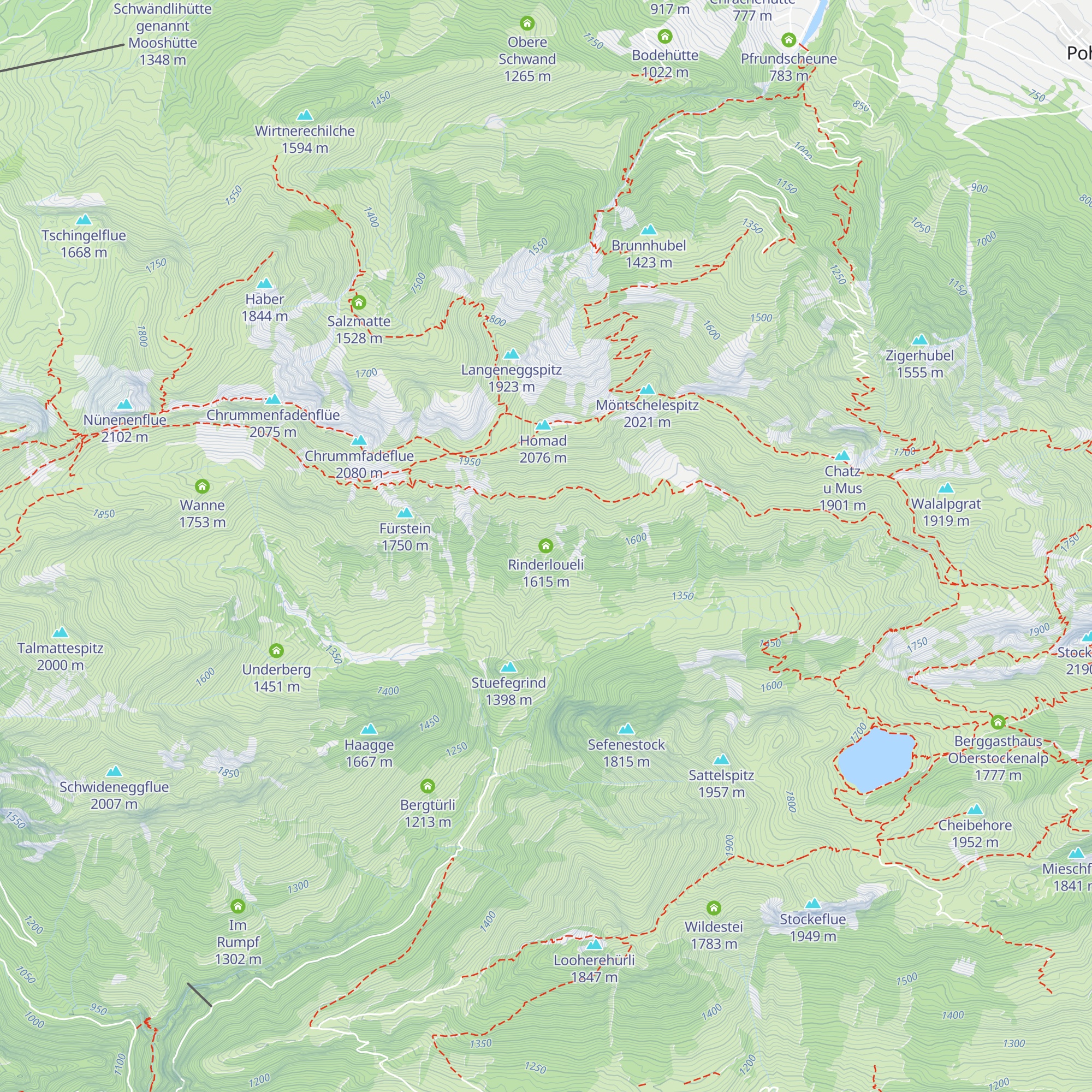 Rinderloueli map