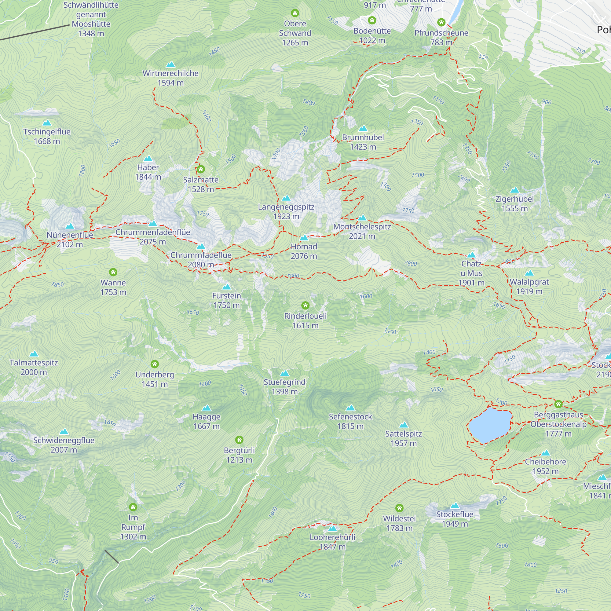 Rinderloueli map