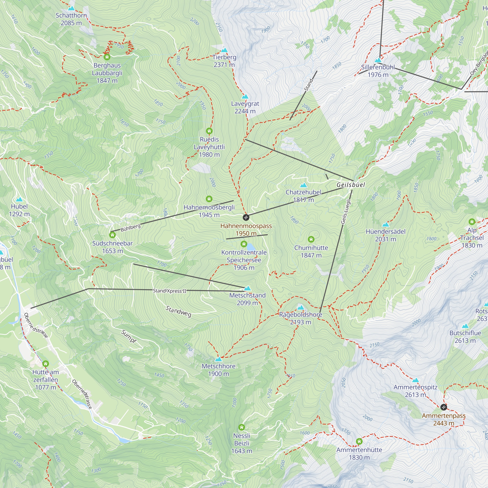 Kontrollzentrale Speichersee map