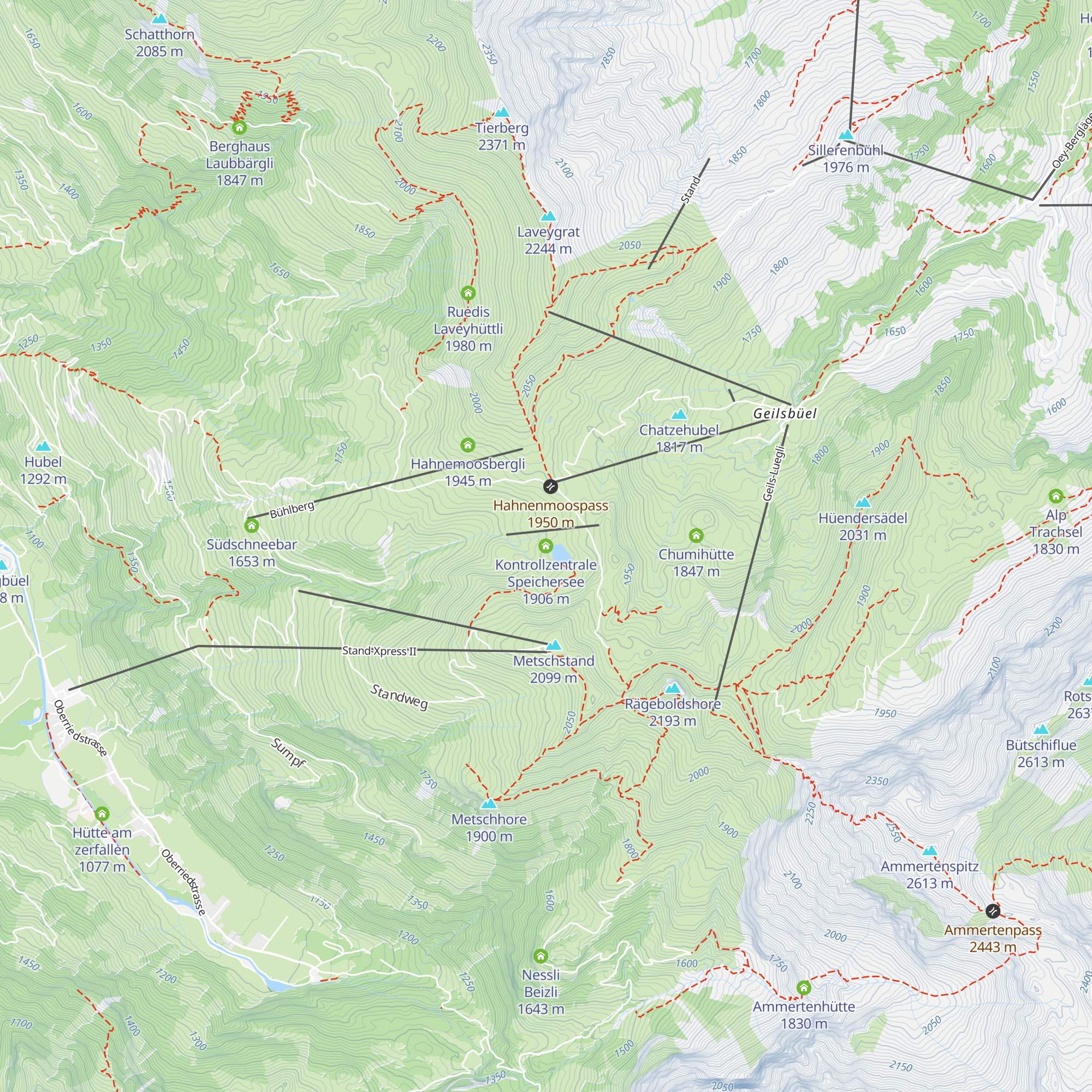 Kontrollzentrale Speichersee map
