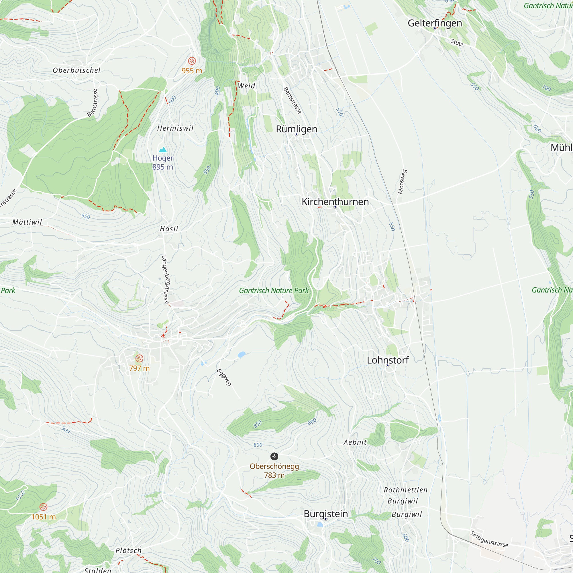 Abegg-Stiftung map