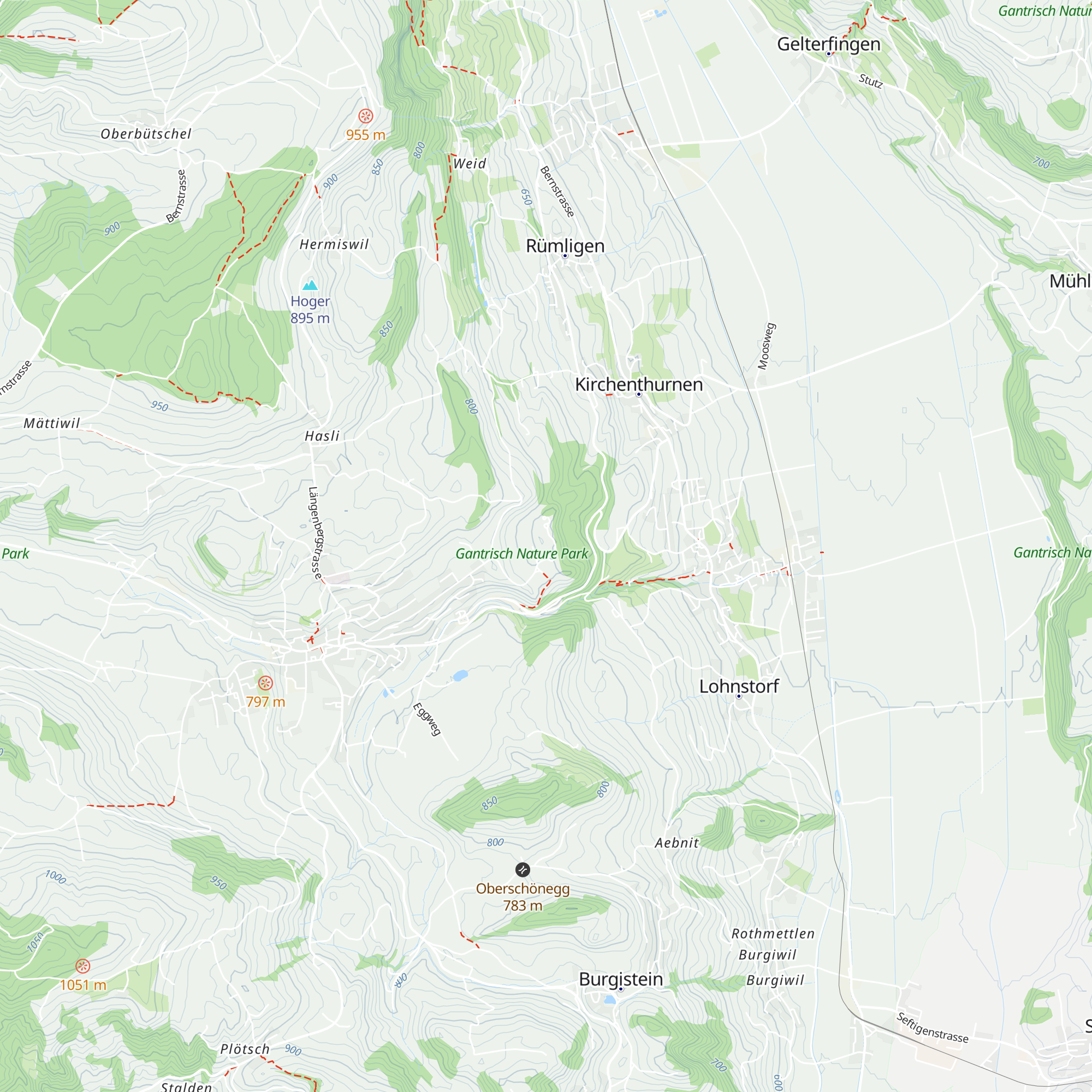 Abegg-Stiftung map