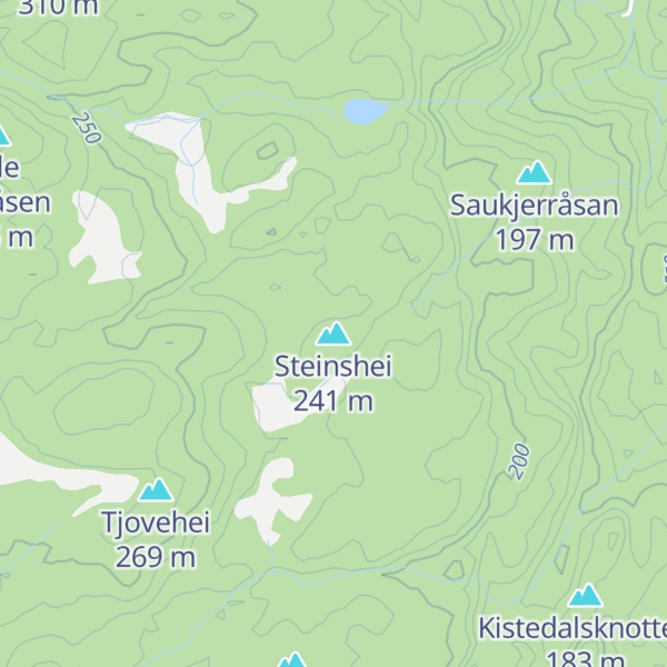 Map of Steinshei
