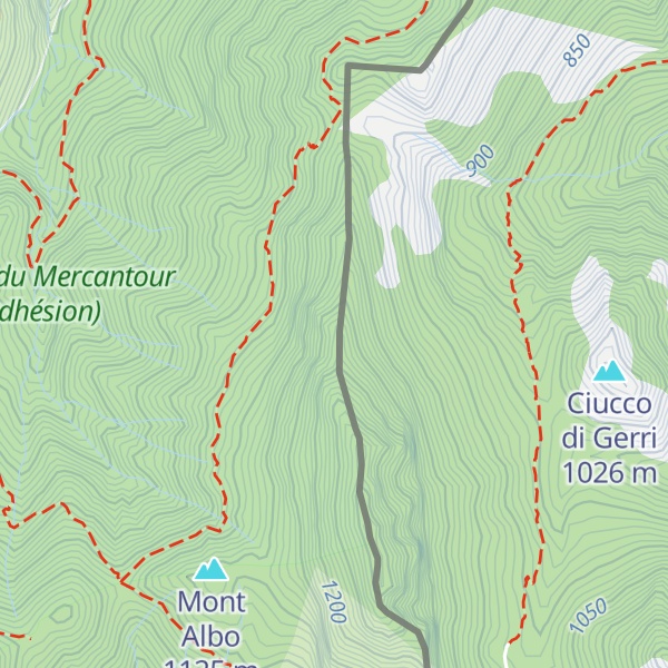 Map of Sommet de la Serréa