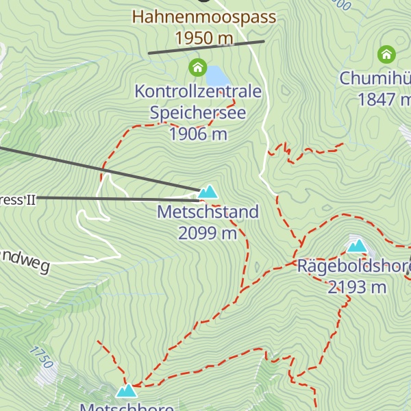 Map of Standhütte