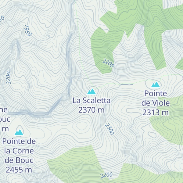 Map of La Scaletta