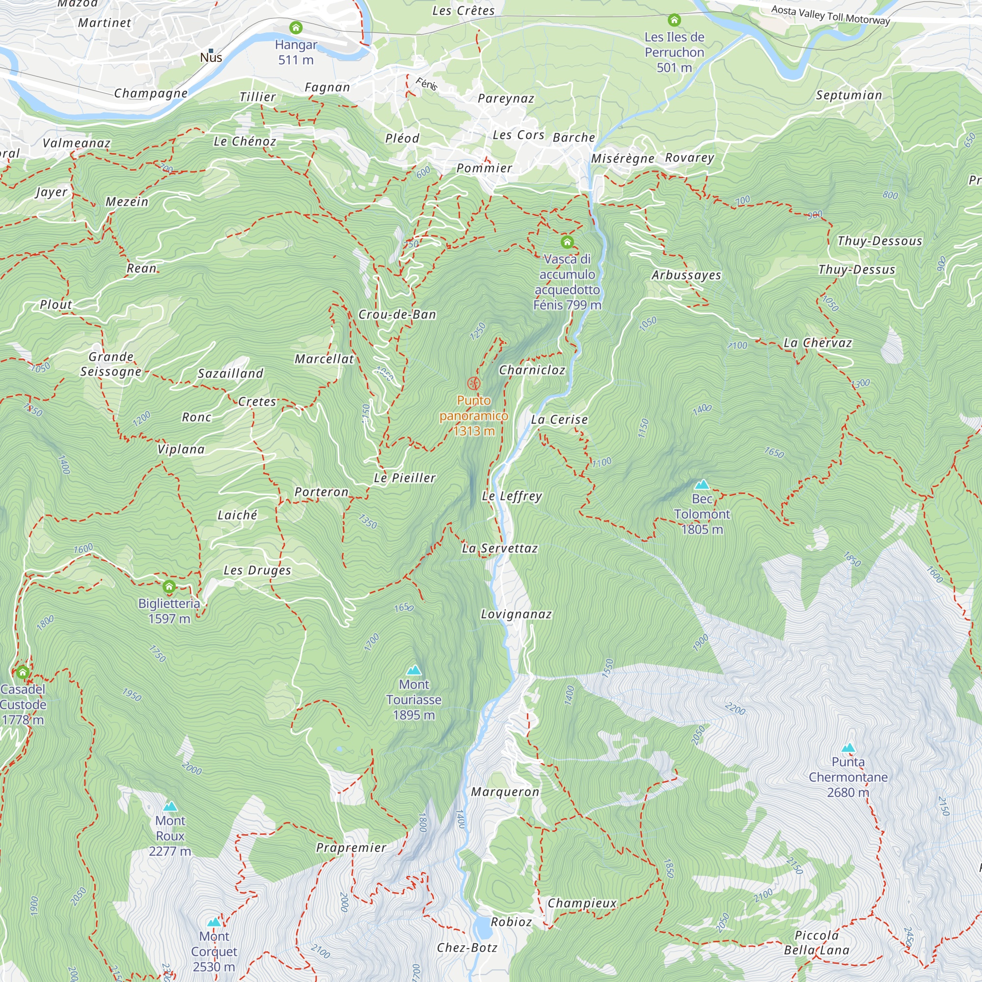vasca acquedotto map