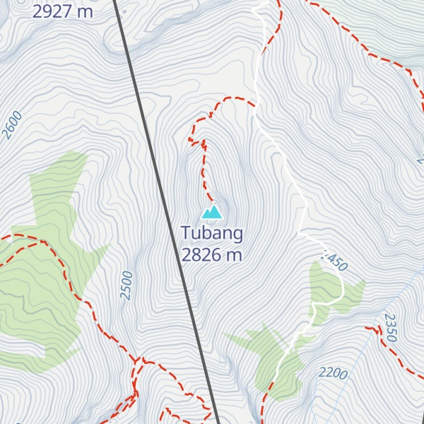 Map of Tubang