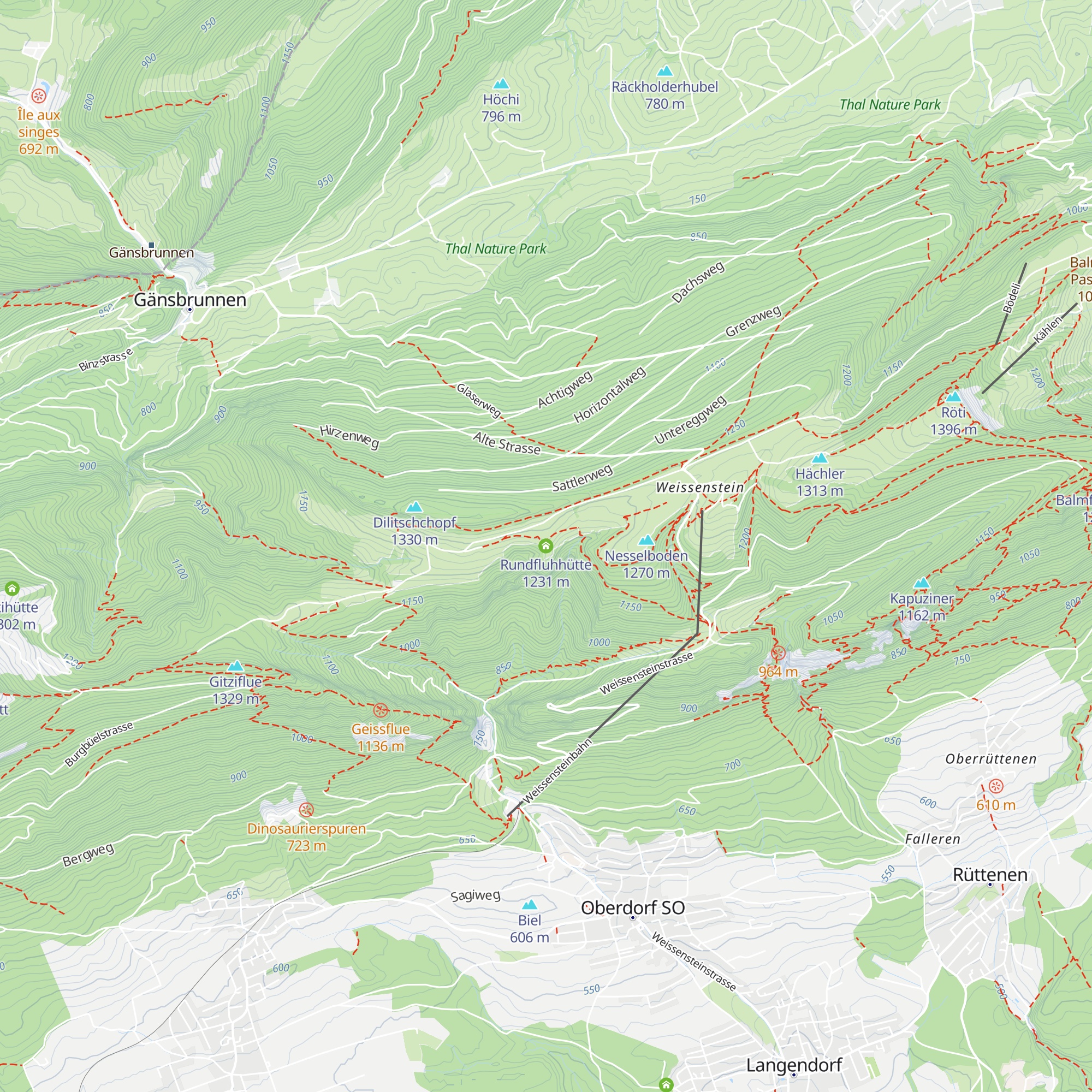 Rundfluhhütte map