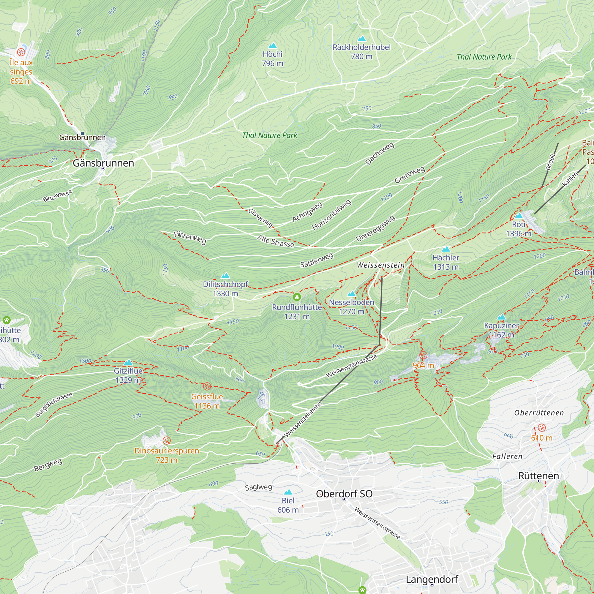 Rundfluhhütte map