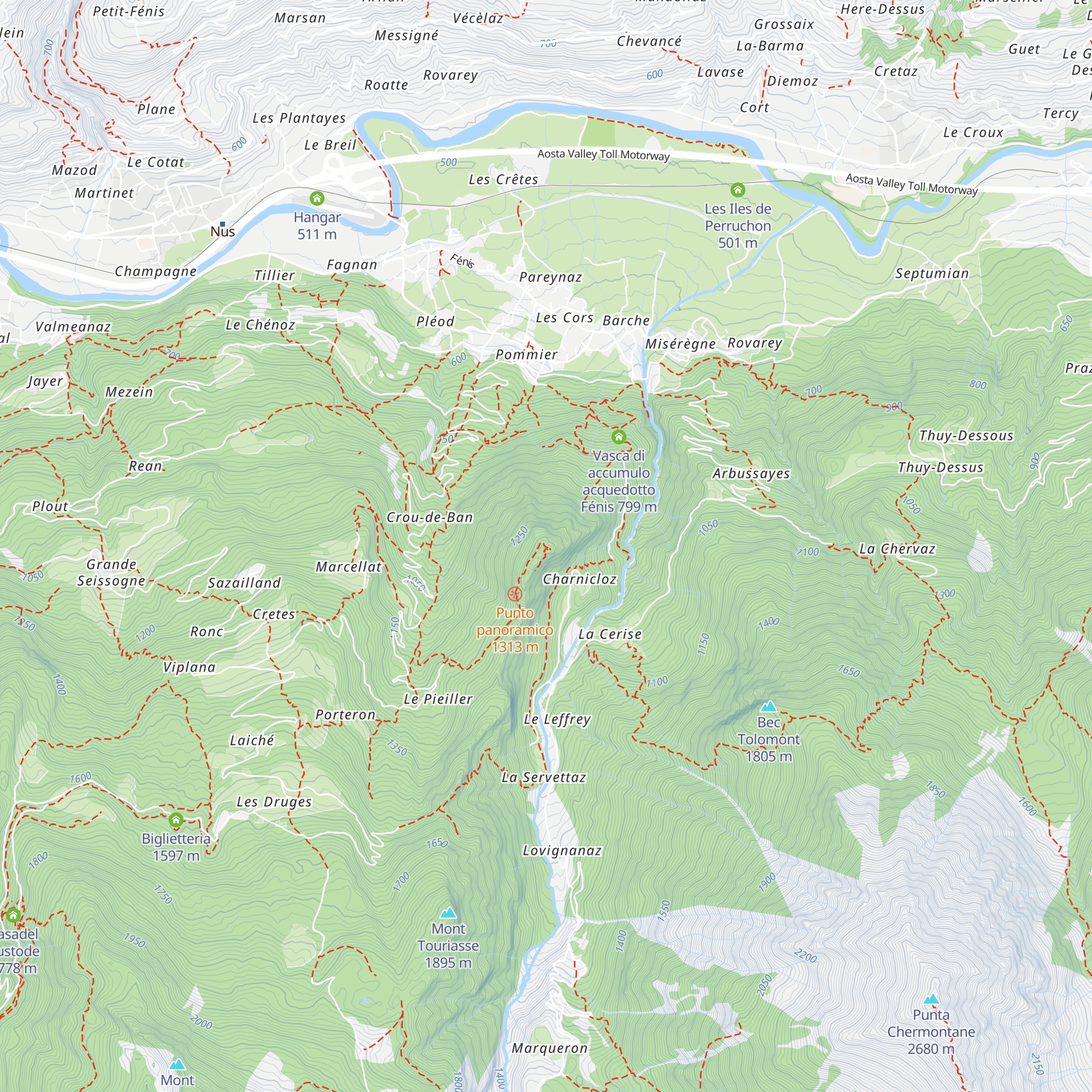 ruderi ricovero eremita map