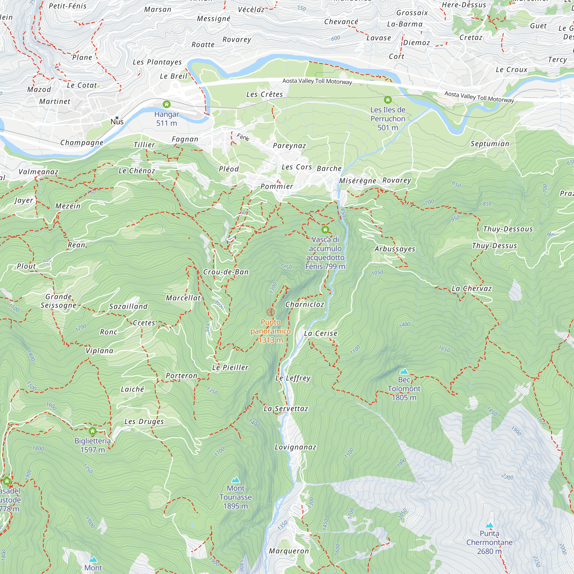 ruderi ricovero eremita map