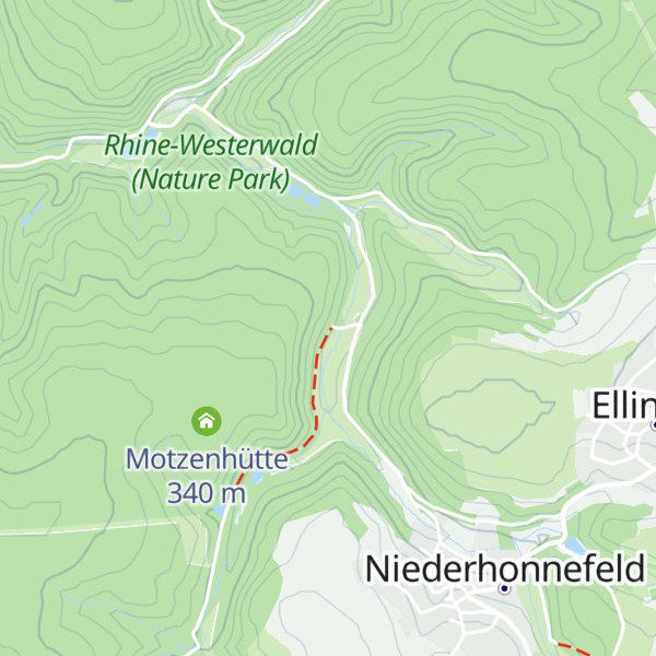 Map of Burschenhütte