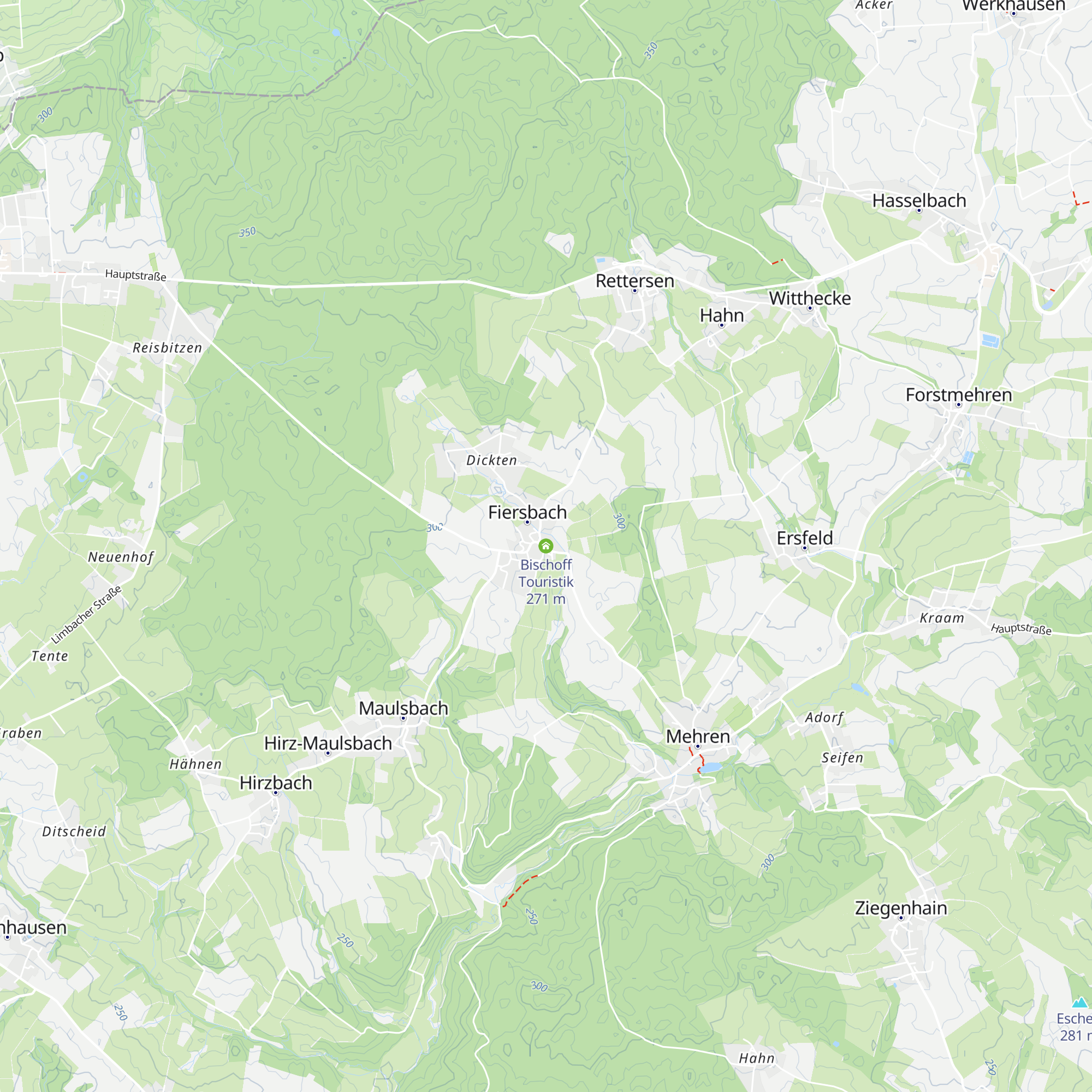 Bischoff Touristik map