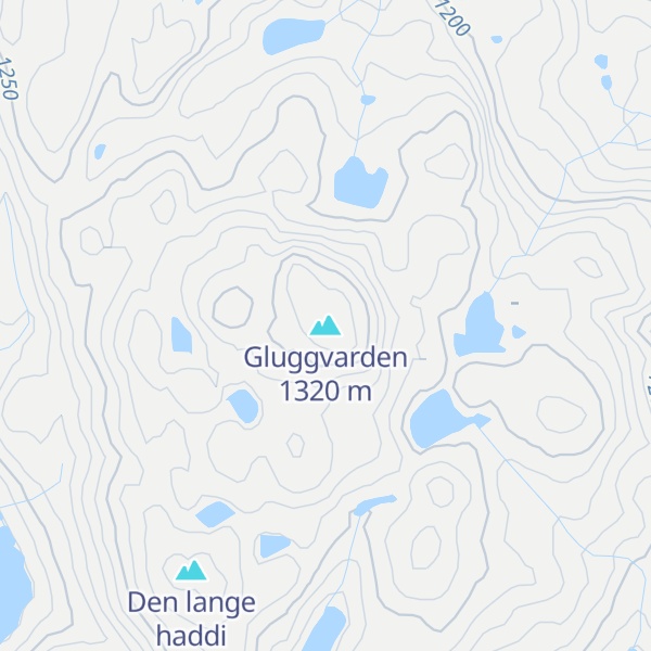 Map of Gluggvarden