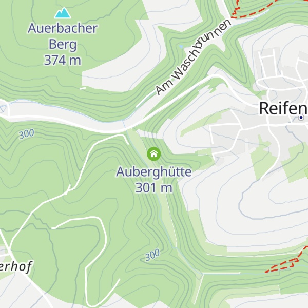 Map of Auberghütte