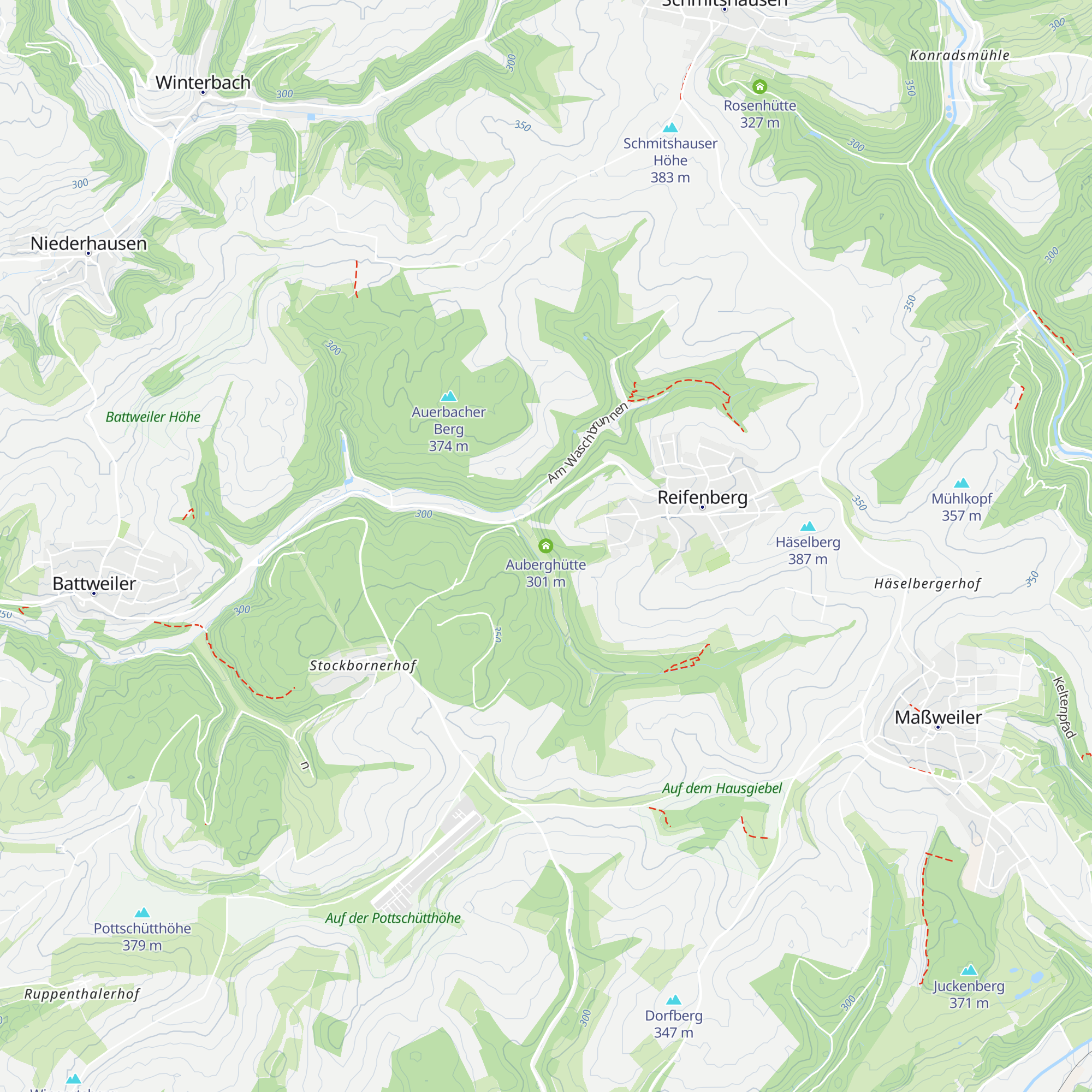 Auberghütte map