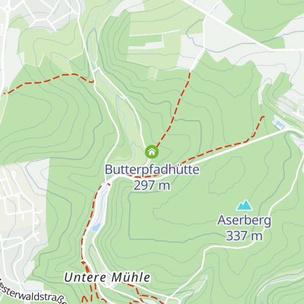 Map of Butterpfadhütte