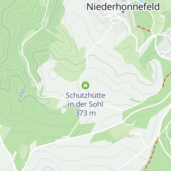 Map of Schutzhütte in der Sohl