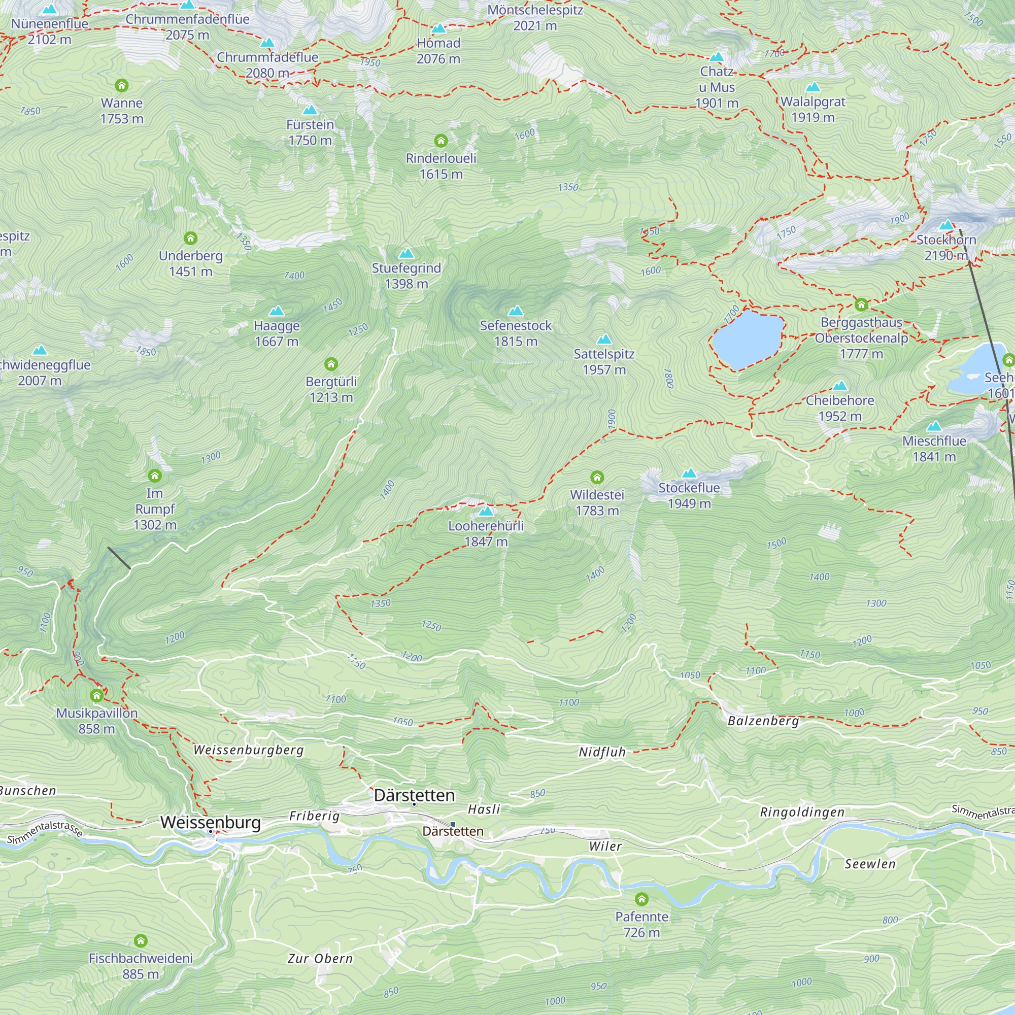 Oberi Loohere map