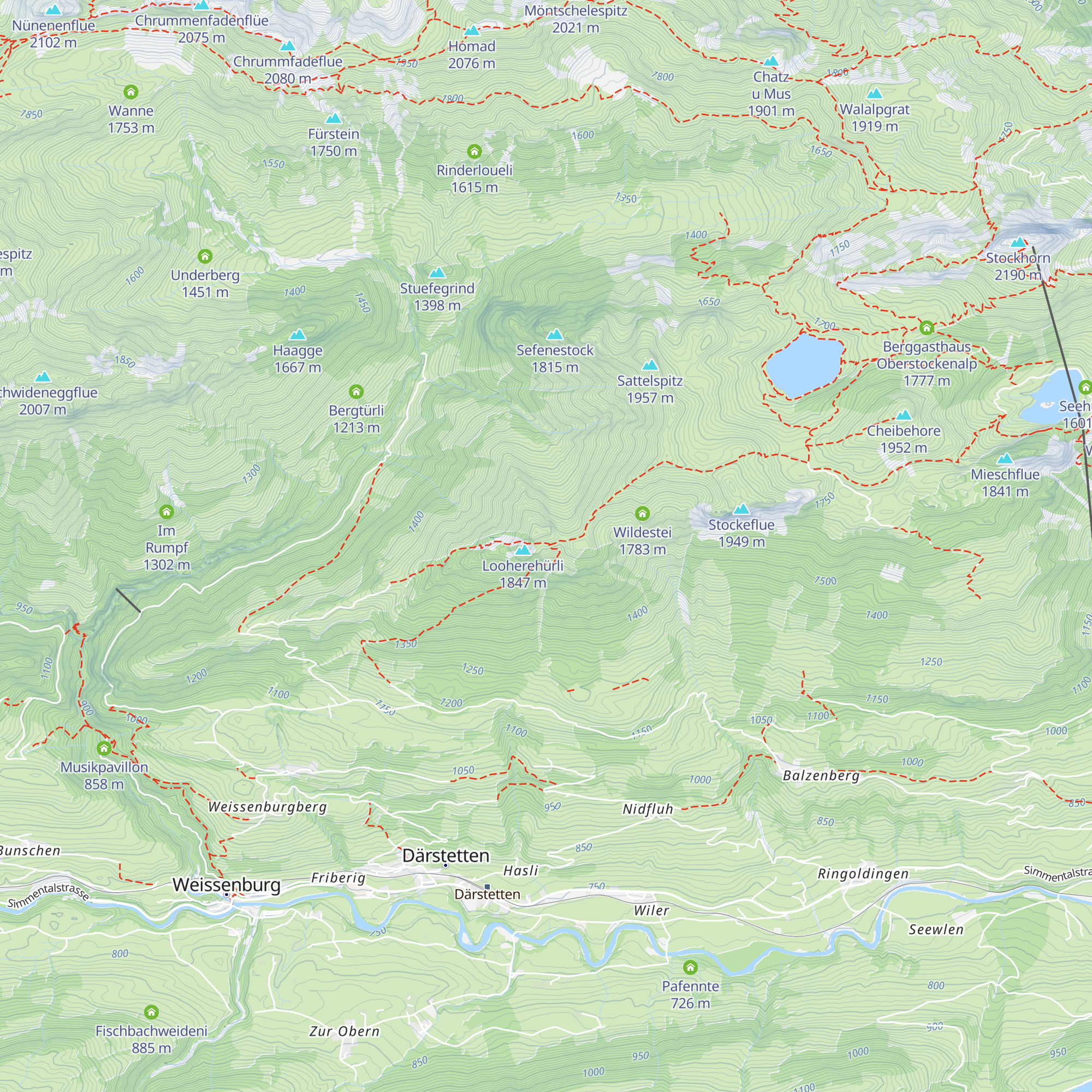 Oberi Loohere map