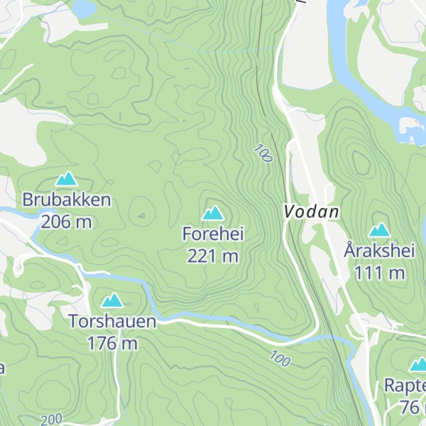 Map of Forehei