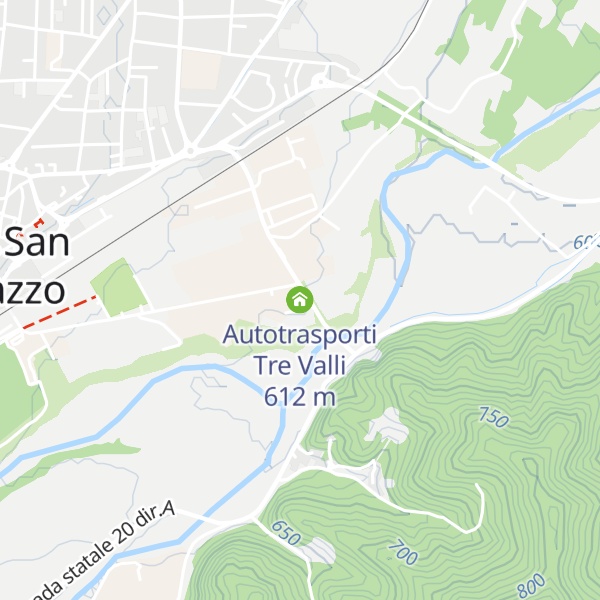 Map of Autotrasporti Tre Valli
