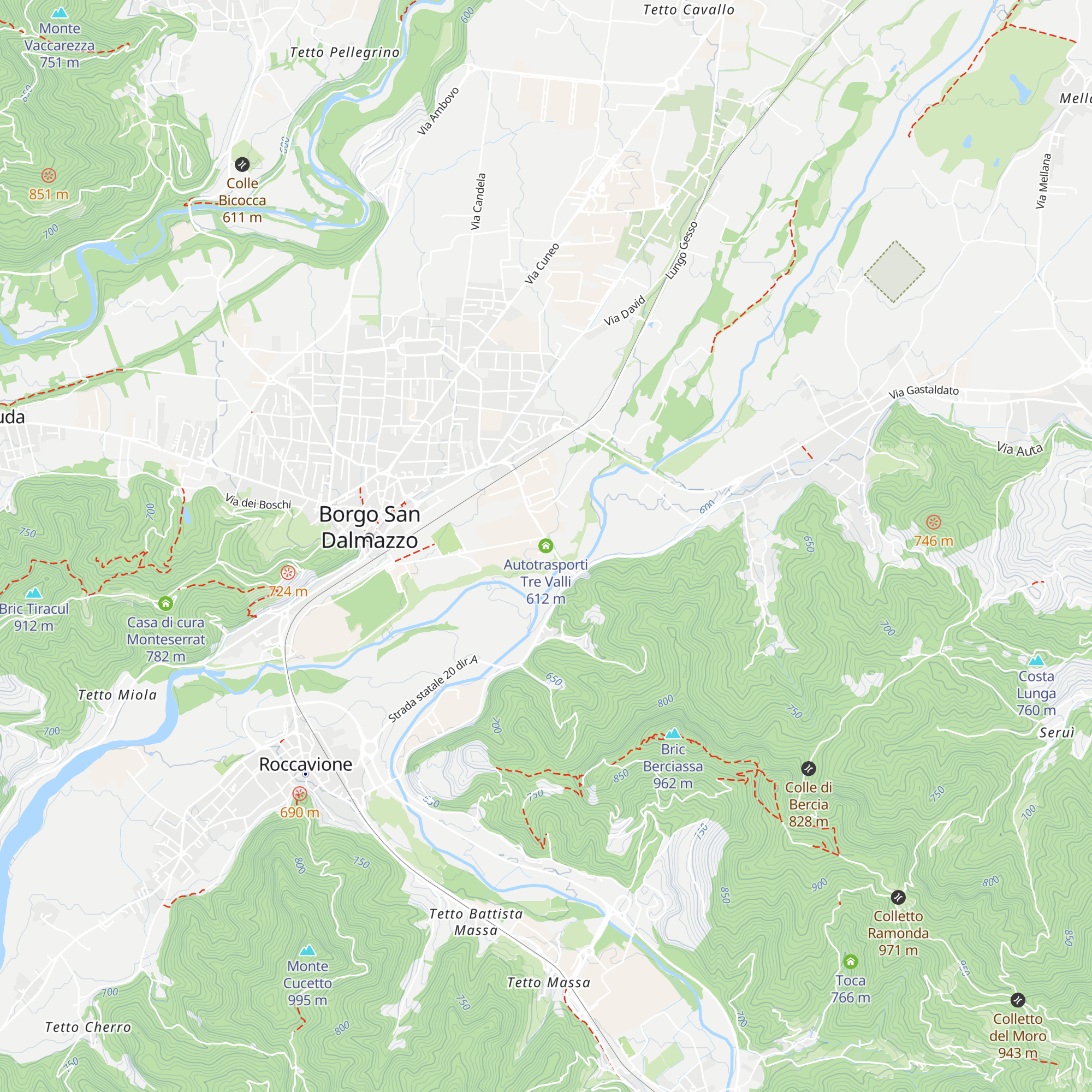 Autotrasporti Tre Valli map
