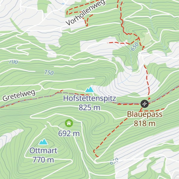 Map of Hofstettenspitz