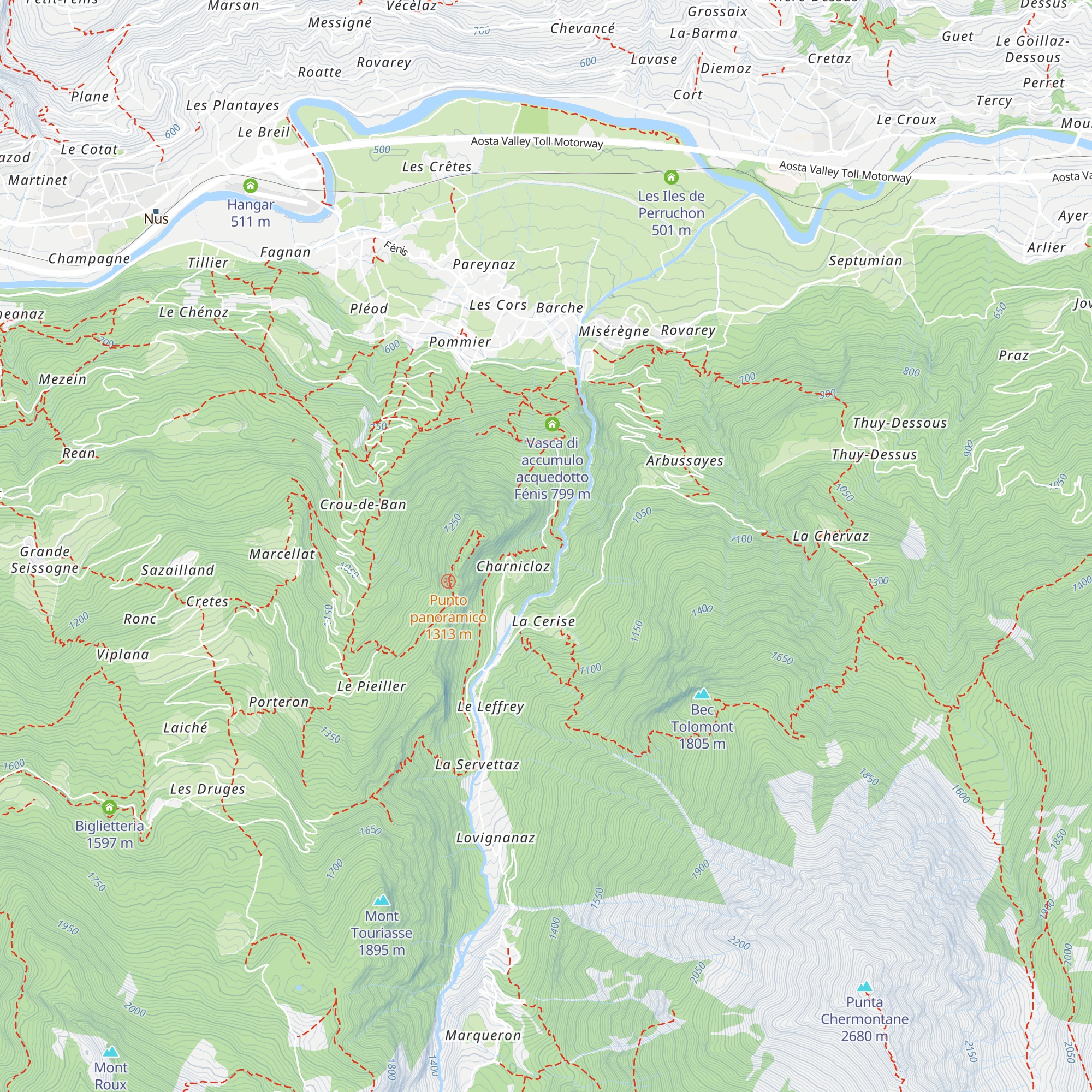 vasca acquedotto in disuso map