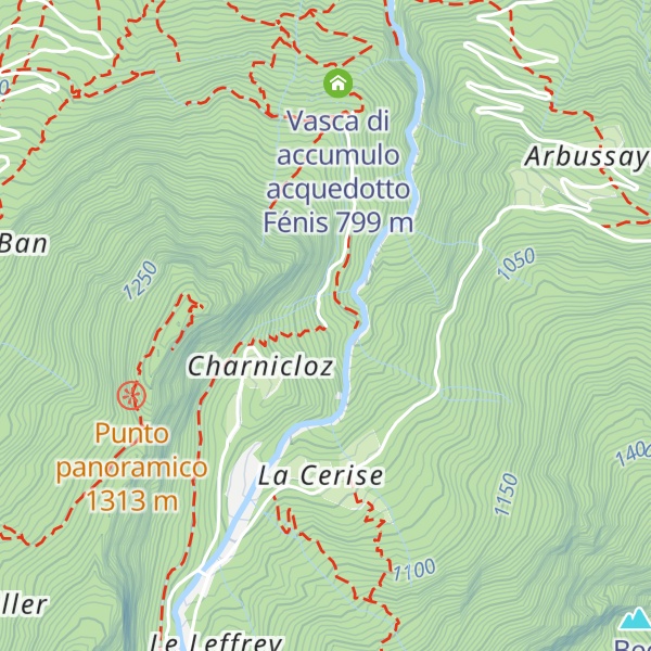 Map of vasca acquedotto in disuso