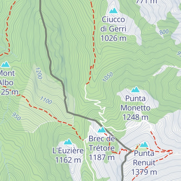 Map of Rifugio "Patrick Gambino" ai Gerri di Grammondo
