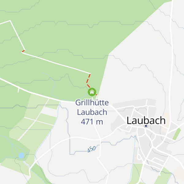 Map of Grillhütte Laubach