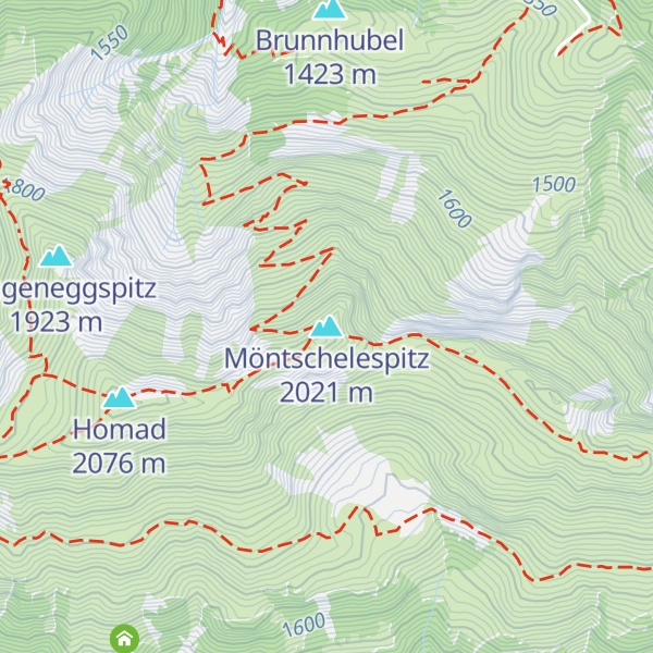 Map of Möntschelespitz