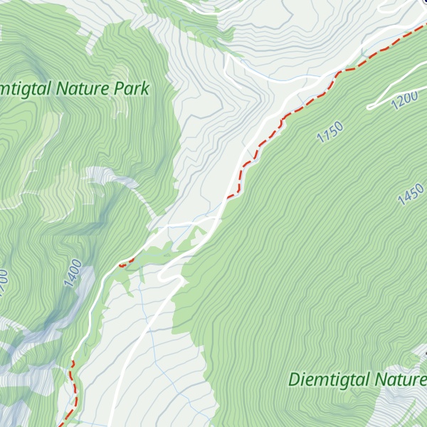 Map of Anger Hütte