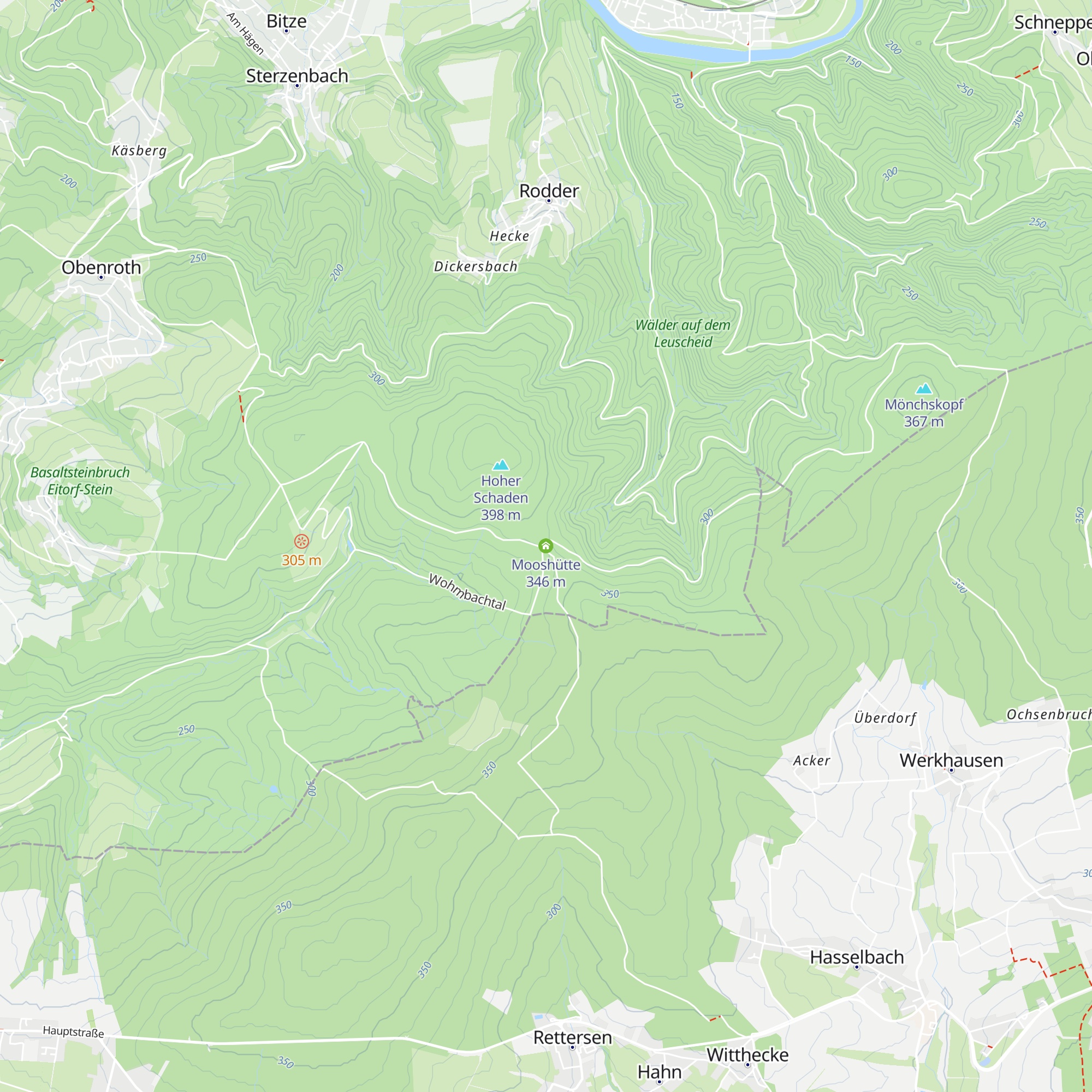 Mooshütte map