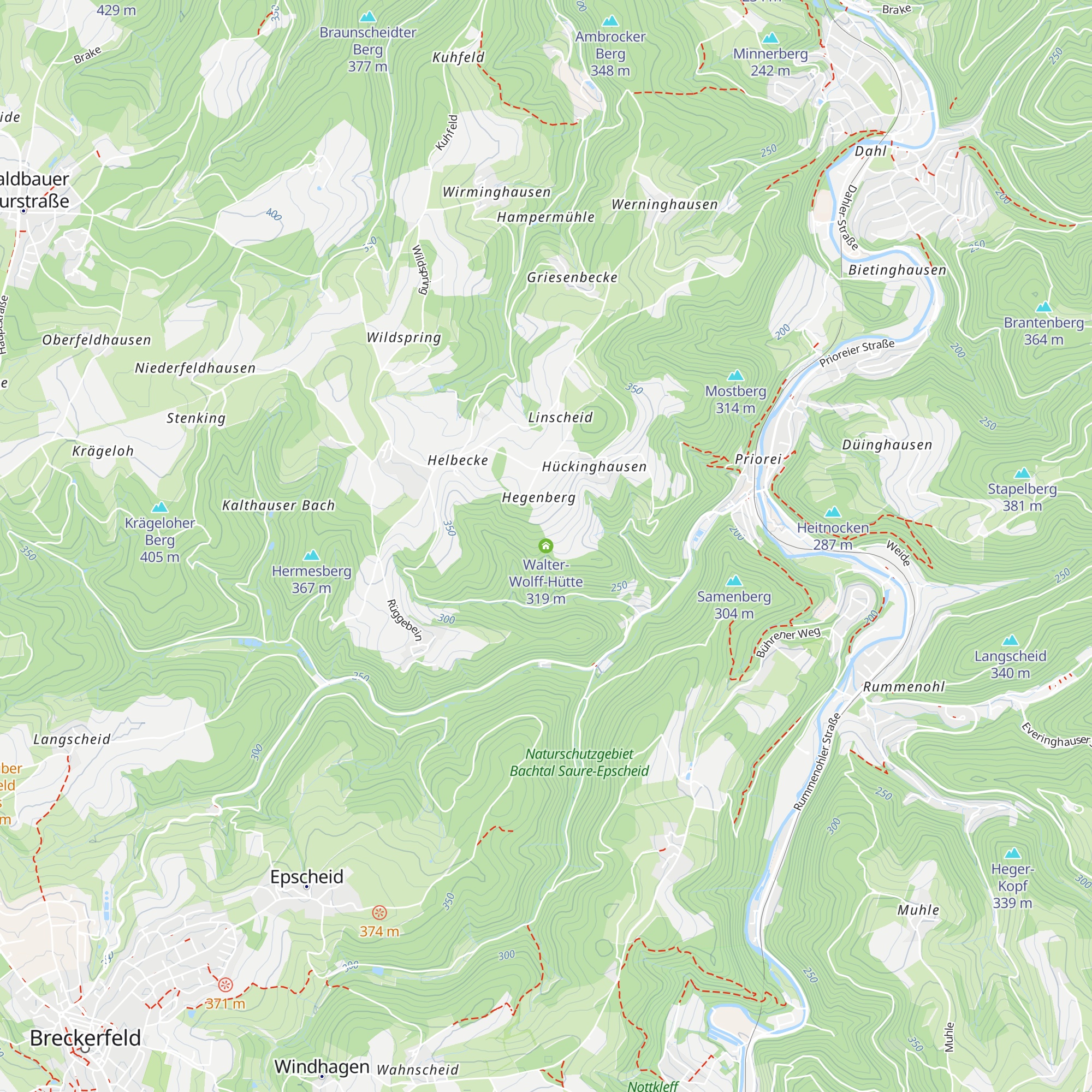 Walter-Wolff-Hütte map