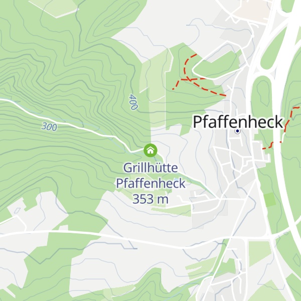 Map of Grillhütte Pfaffenheck
