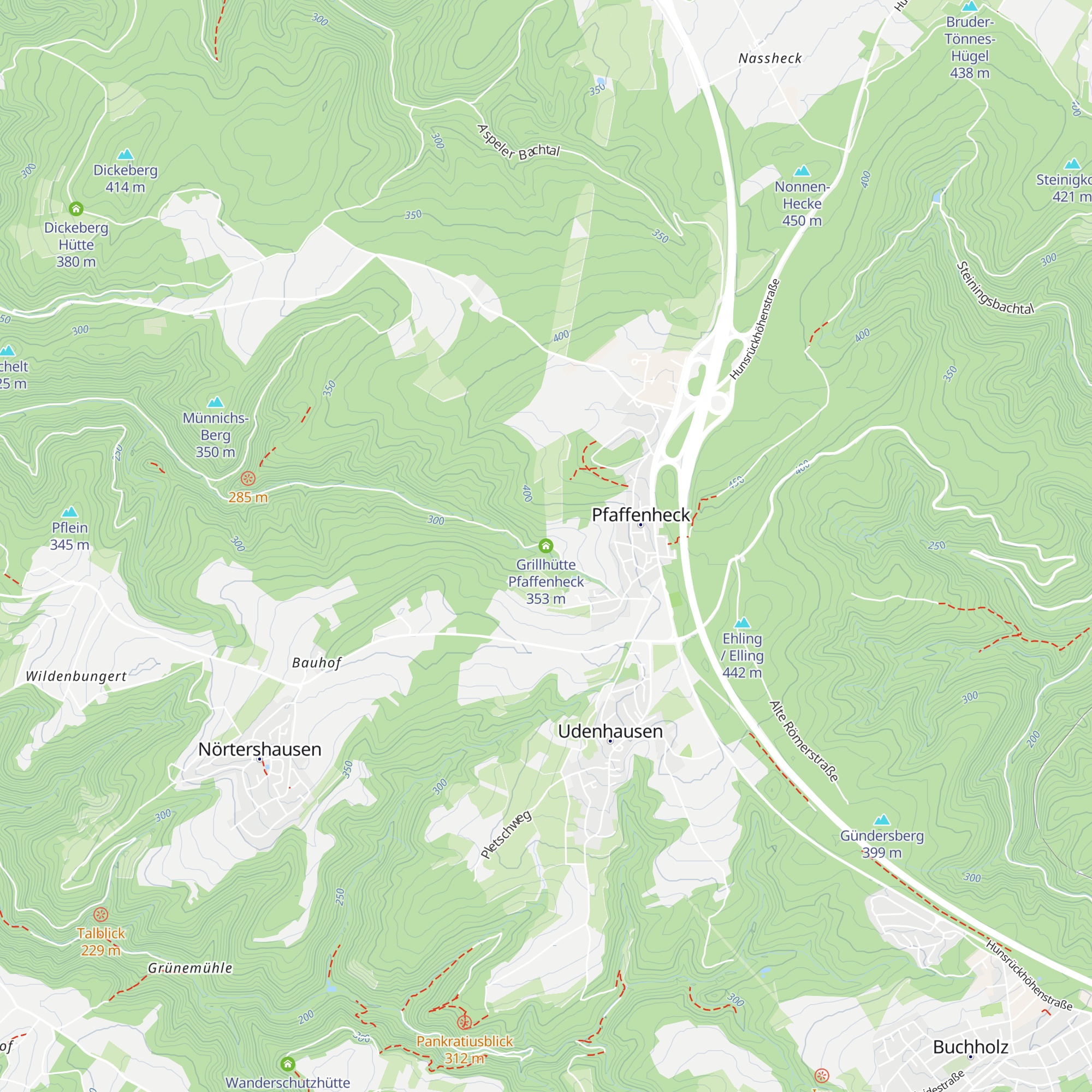 Grillhütte Pfaffenheck map