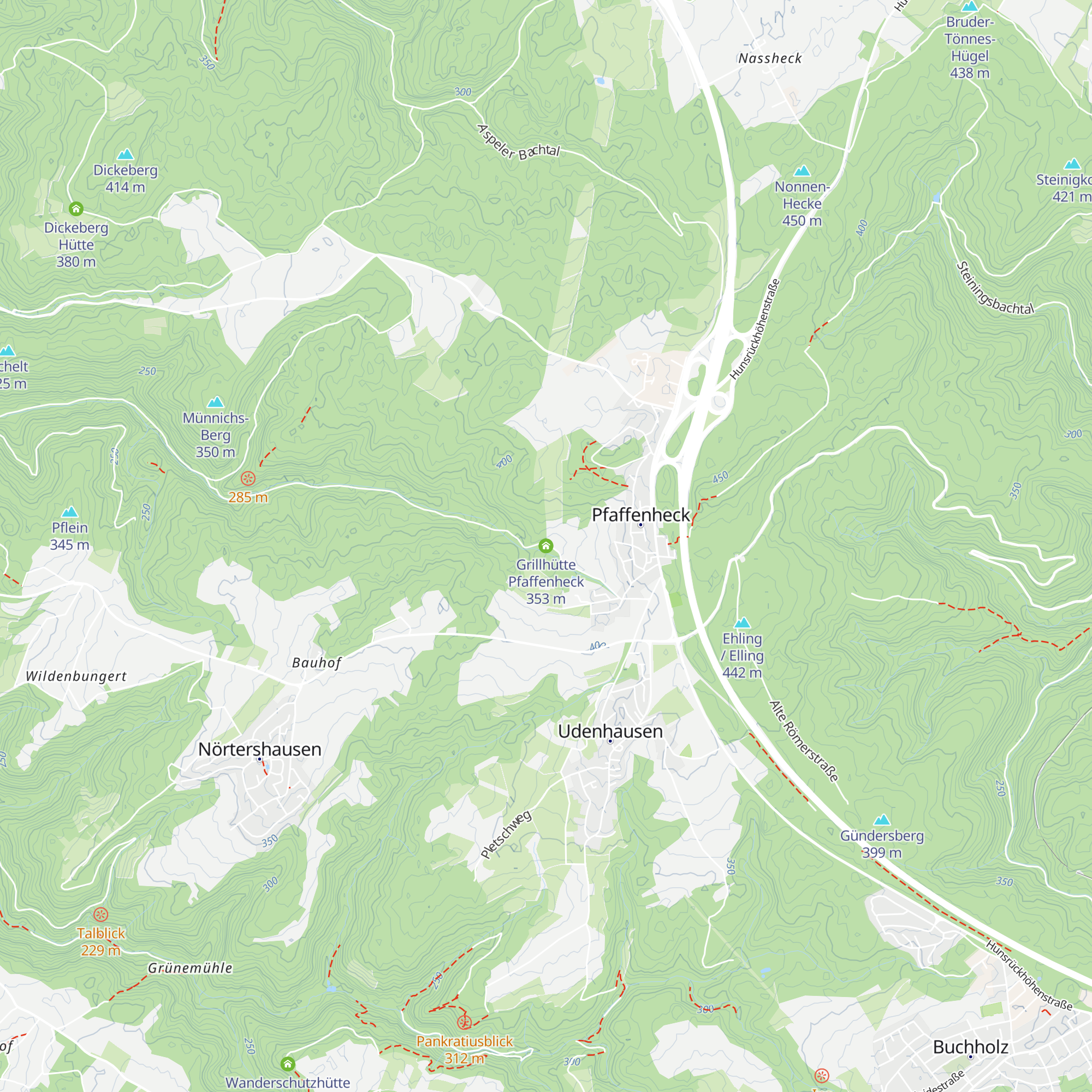 Grillhütte Pfaffenheck map